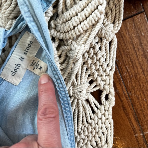 Cloth & Stone | Chambray Halter Dress - Picture 5 of 7